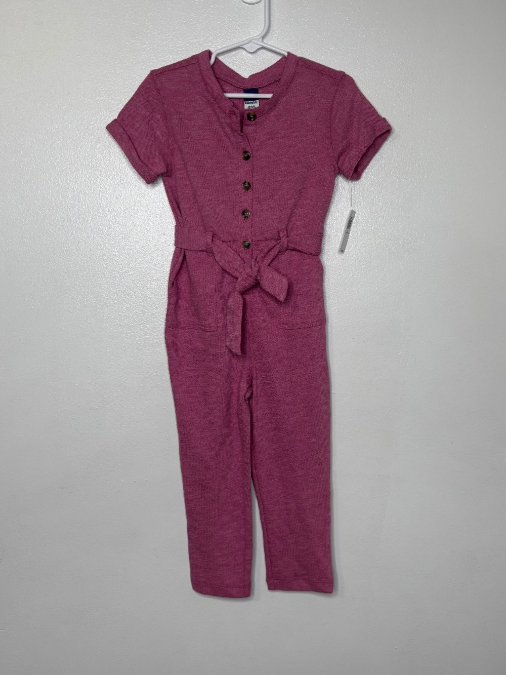 NWT Old Navy One Piece Tie Front Jumpsuit Toddler Girls 3T